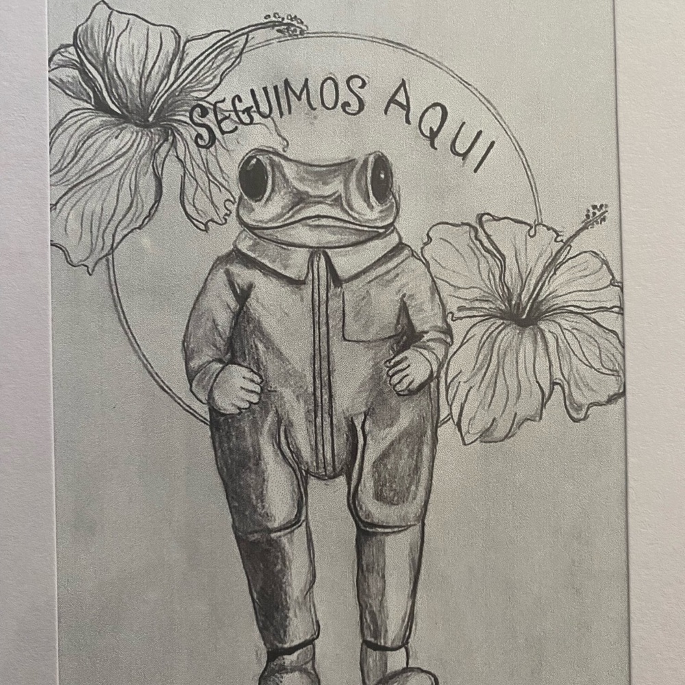 Print of Sapo Concho from Bad Bunny short film. Drawn by me.